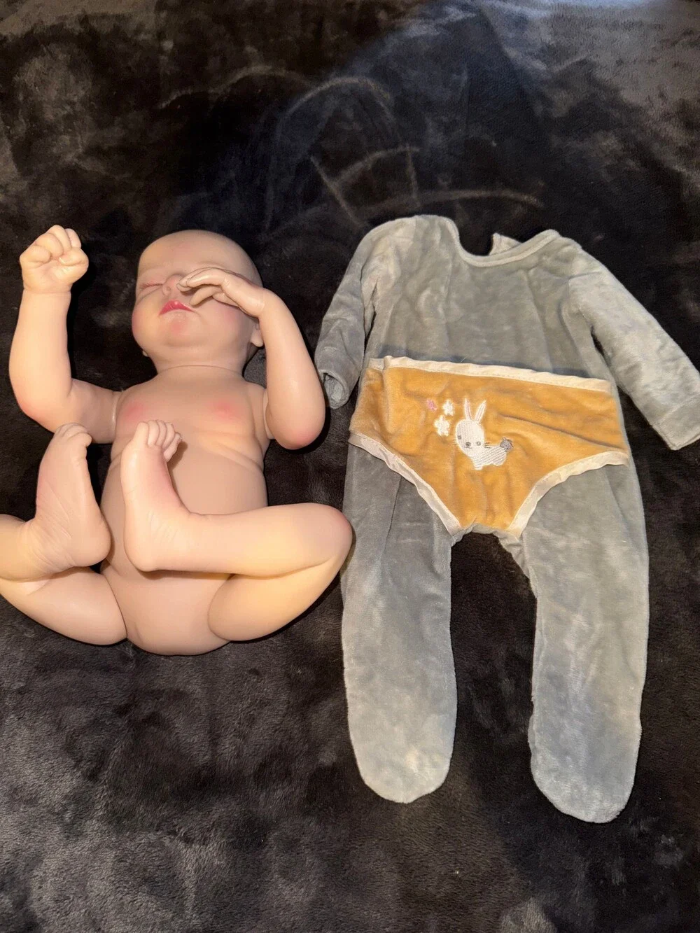Realistic Baby Doll 18 Inch Vinyl Limbs Soft Body Sleeping Doll
